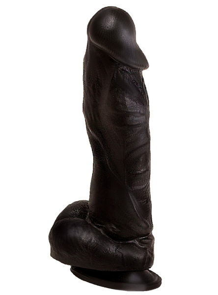 Фаллоимитатор на присоске черный 405500ru