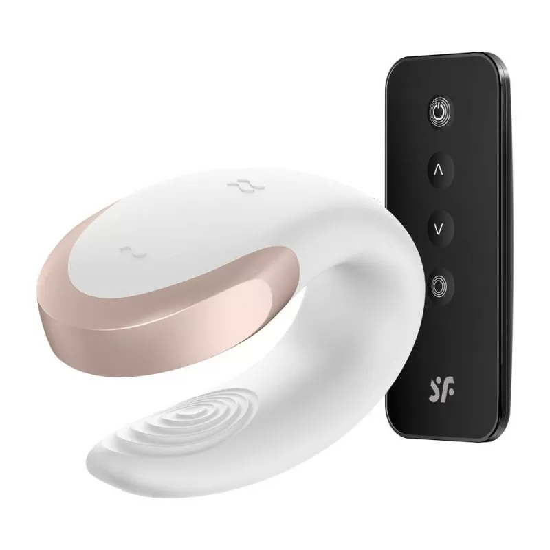 Вибратор для пар Satisfyer Double Love, белый