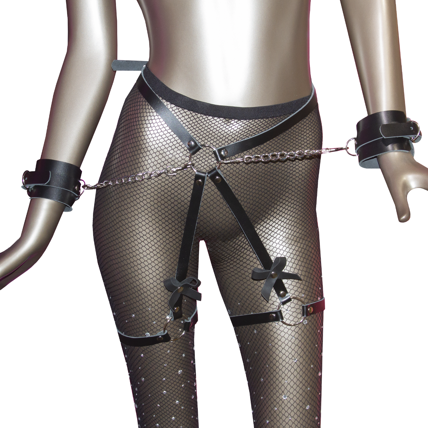 Эротическое гартеры с наручниками passion belts харди в Воронеже