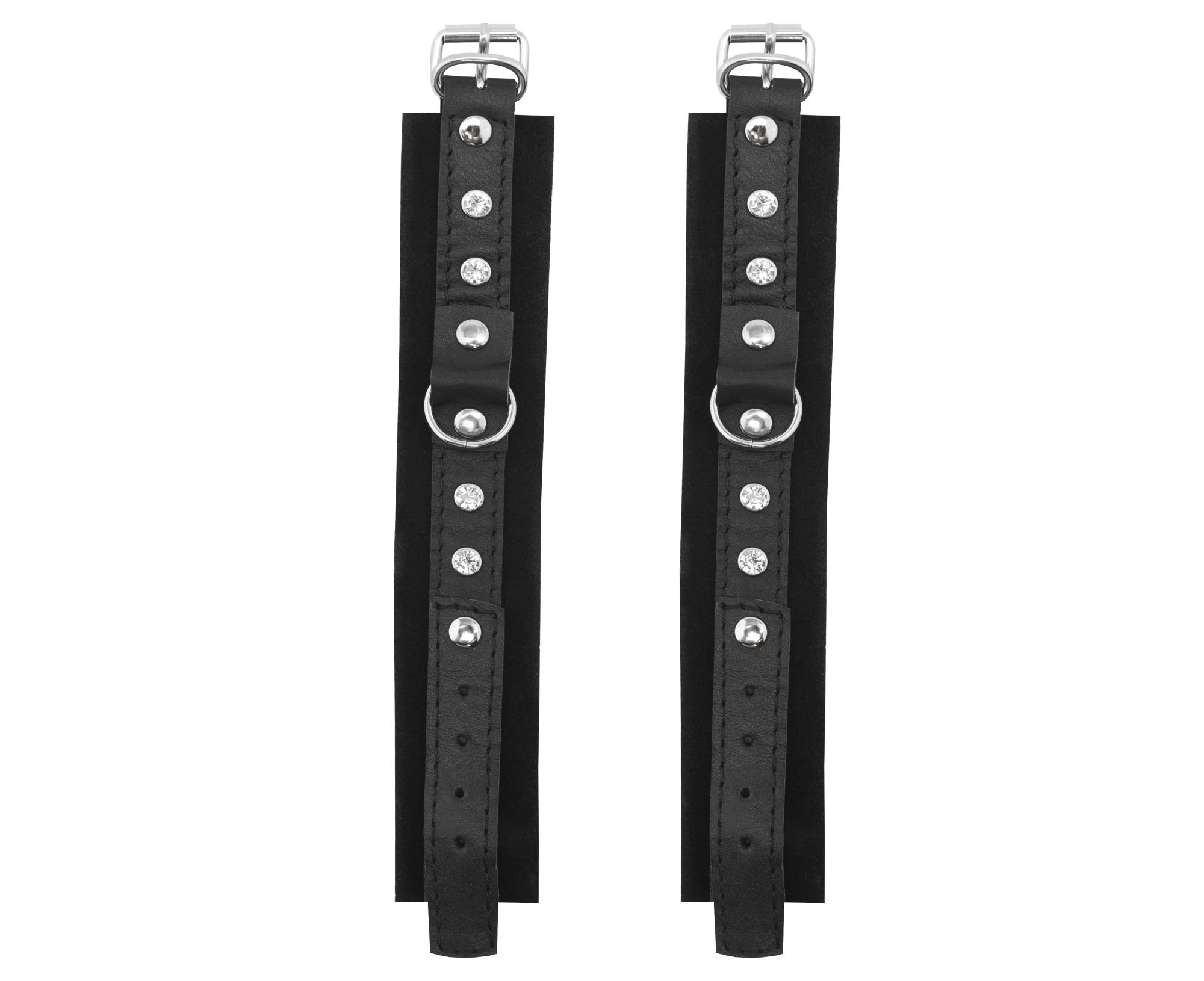 наручники замшевые черные со стразами в Воронеже