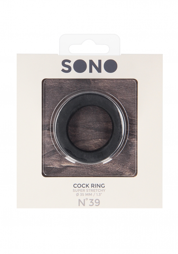 Эрекционное кольцо N0. 39 - Cock Ring - черный