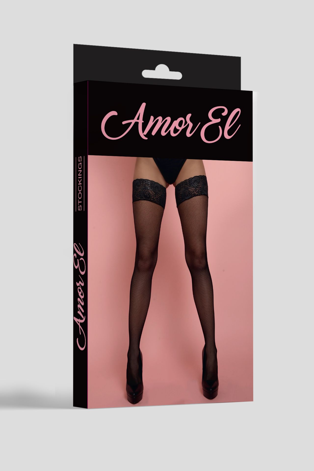 Эротическое чулки в мелкую сетку rosa vintage с рисунком сзади s/l черные в Воронеже