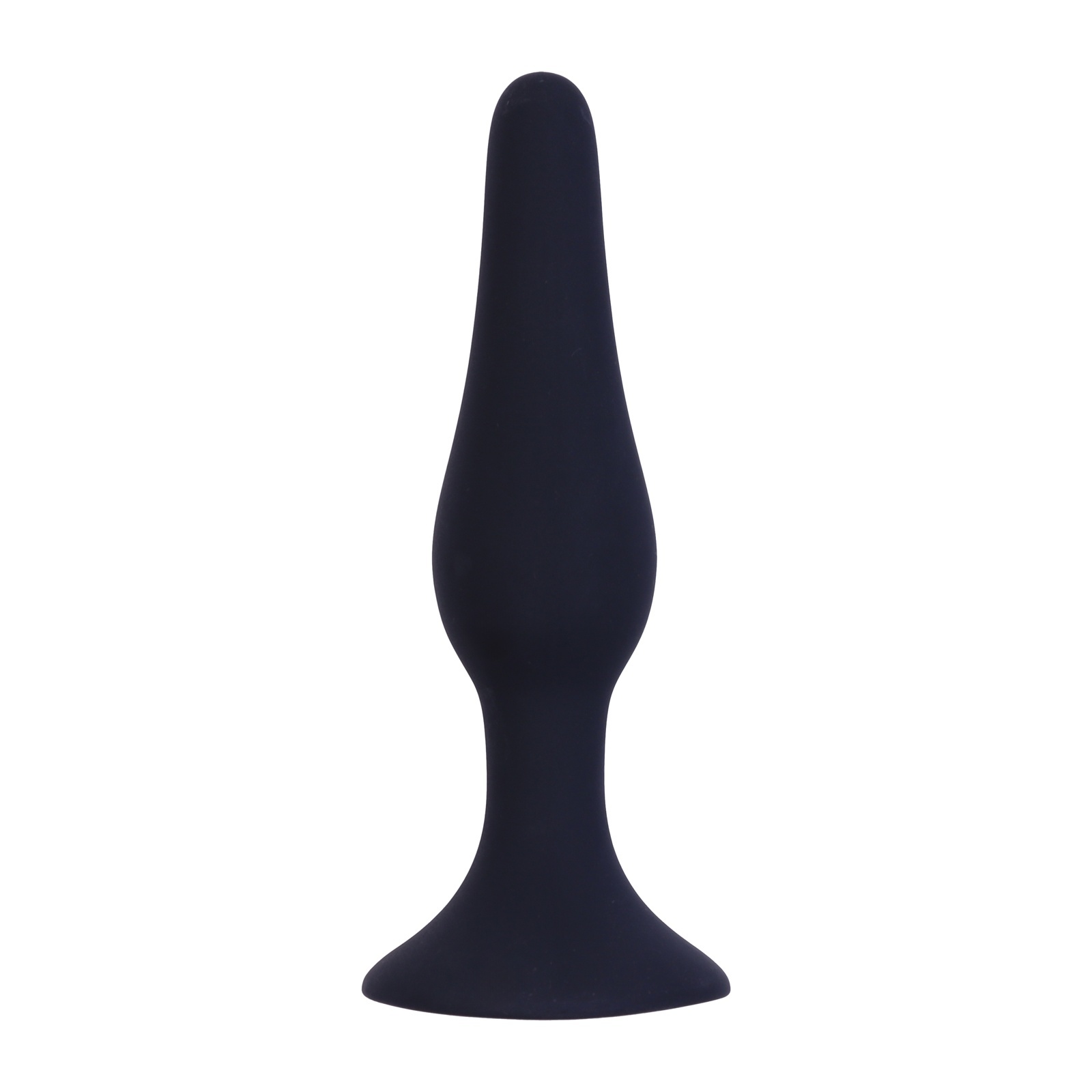 анальная пробка, оки-чпоки, конус, soft силикон, 10,5 х 2,5 см, черный в Воронеже