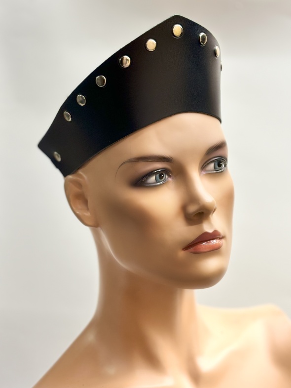 кокошник-ободок кожаный стелла 58031ars в Воронеже