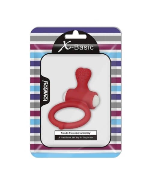 эрекционное виброкольцо lovetoy power heart, красное в Воронеже