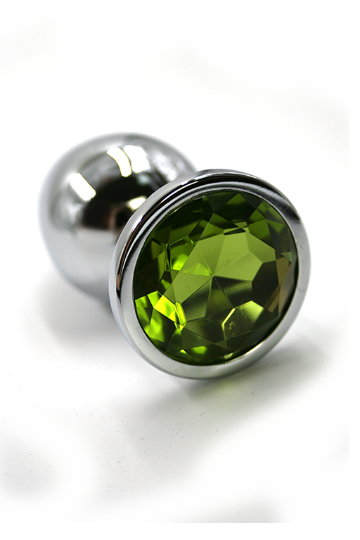 Анальная пробка "Small"из аллюминия light green