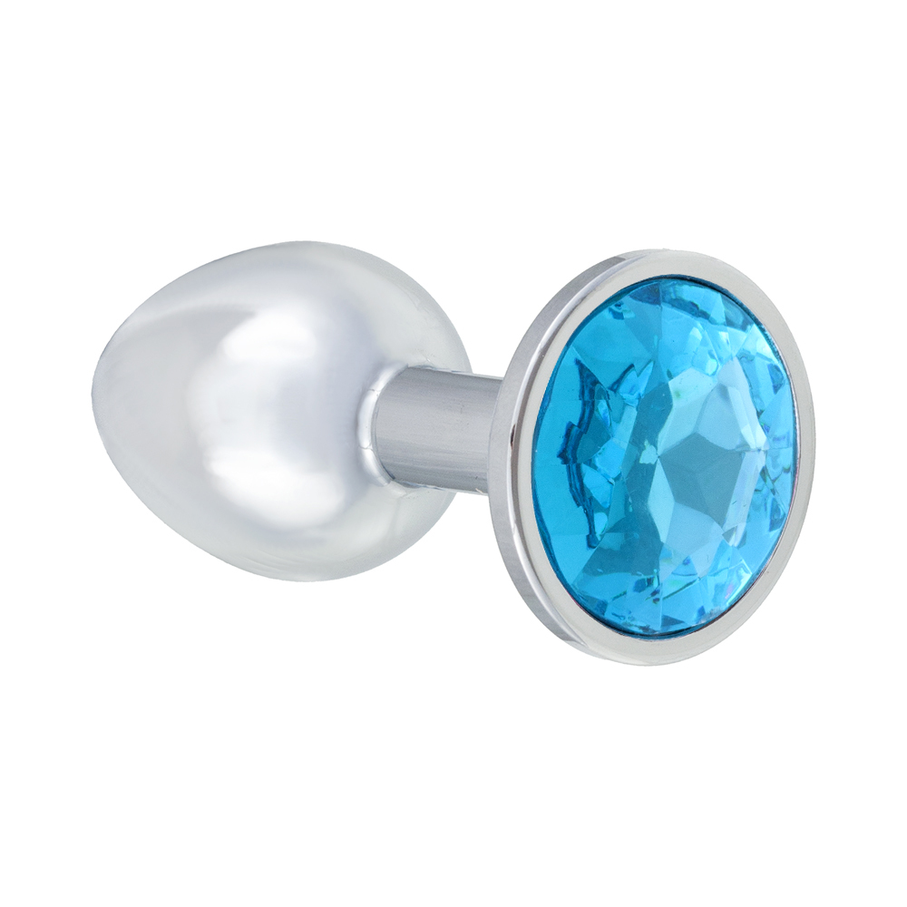анальная пробка diamond light blue sparkle small 4009-04lola в Воронеже