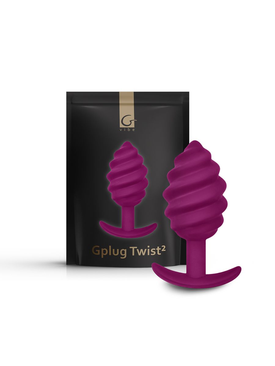 анальная пробка gvibe gplug twist 2, фиолетовая в Воронеже