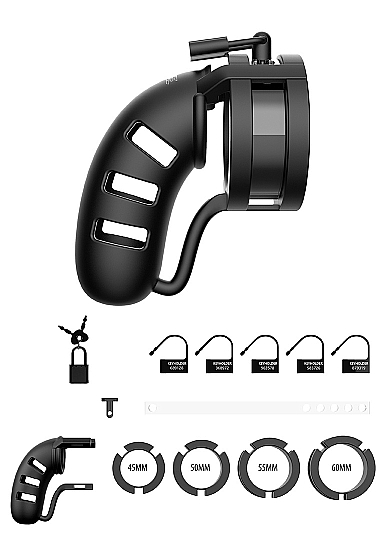 мужской пояс верности sil cage ballsplitter model 19 - chastity - 4.5" в Воронеже