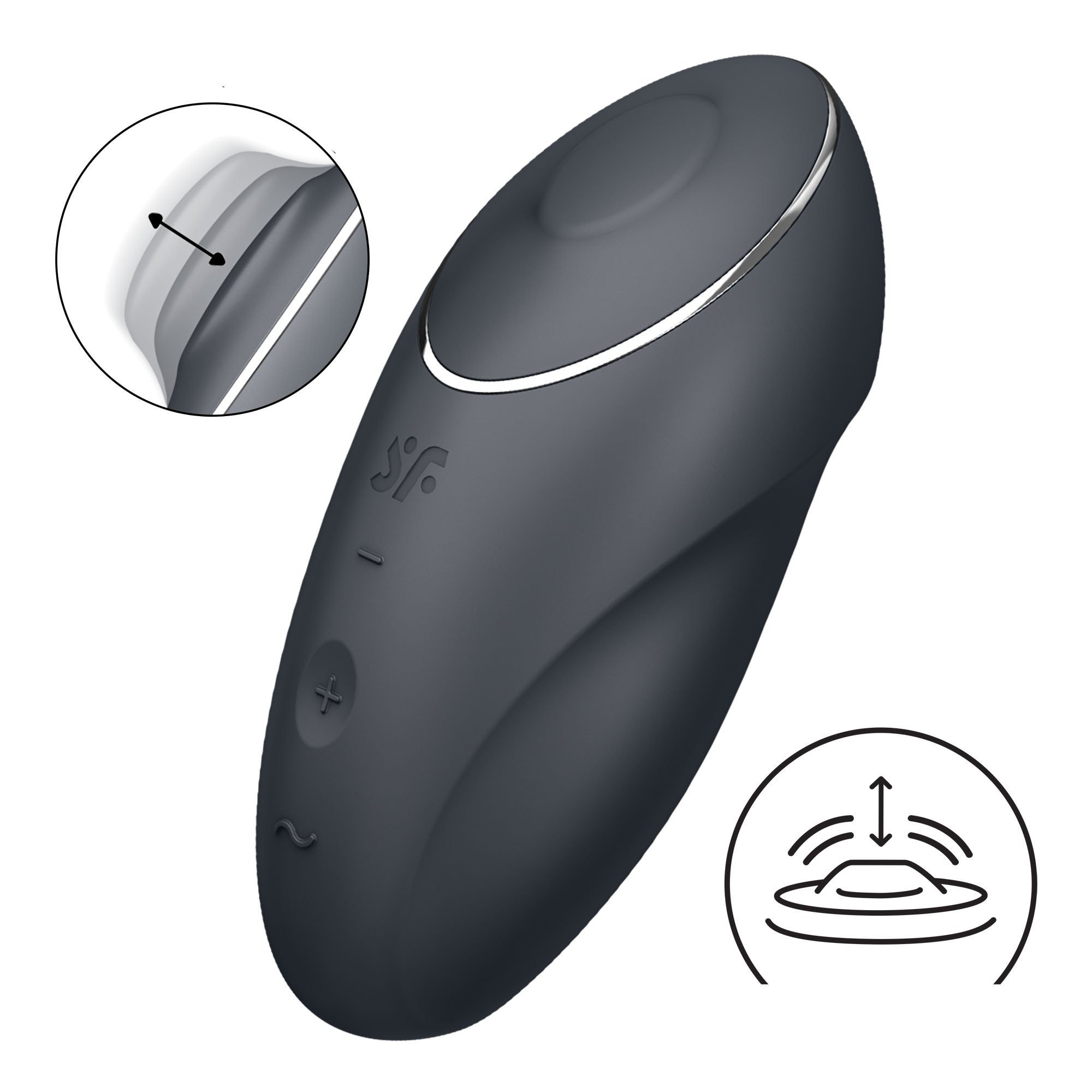 пульсирующий массажер satisfyer tap&climax 1 black 046013sa в Воронеже