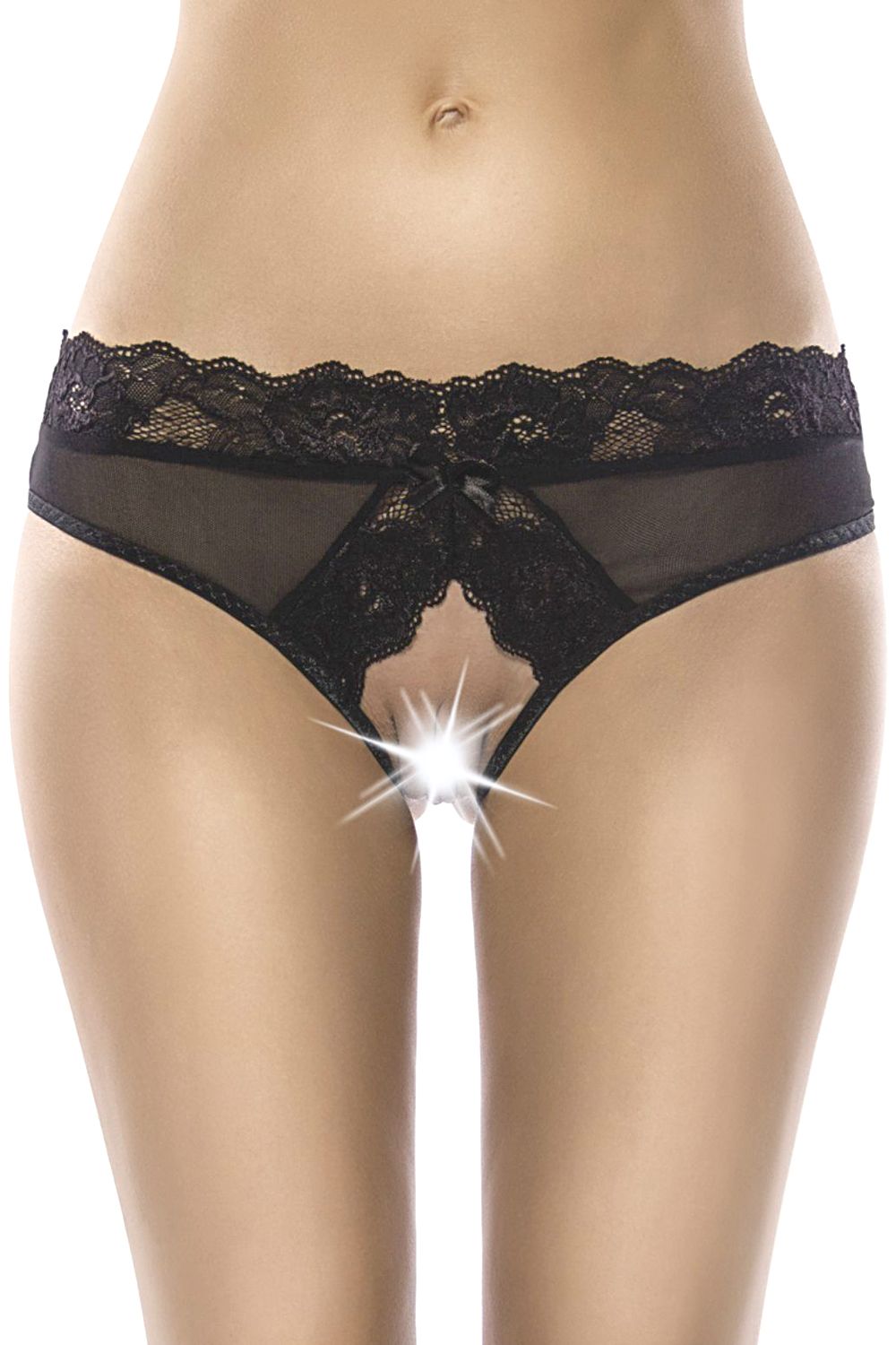 Эротическое трусики кружевные чёрные, 42-44 в Воронеже
