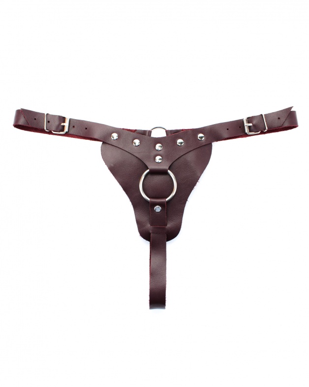 трусики с кольцом для страпона lady's arsenal бордо 67016ars в Воронеже