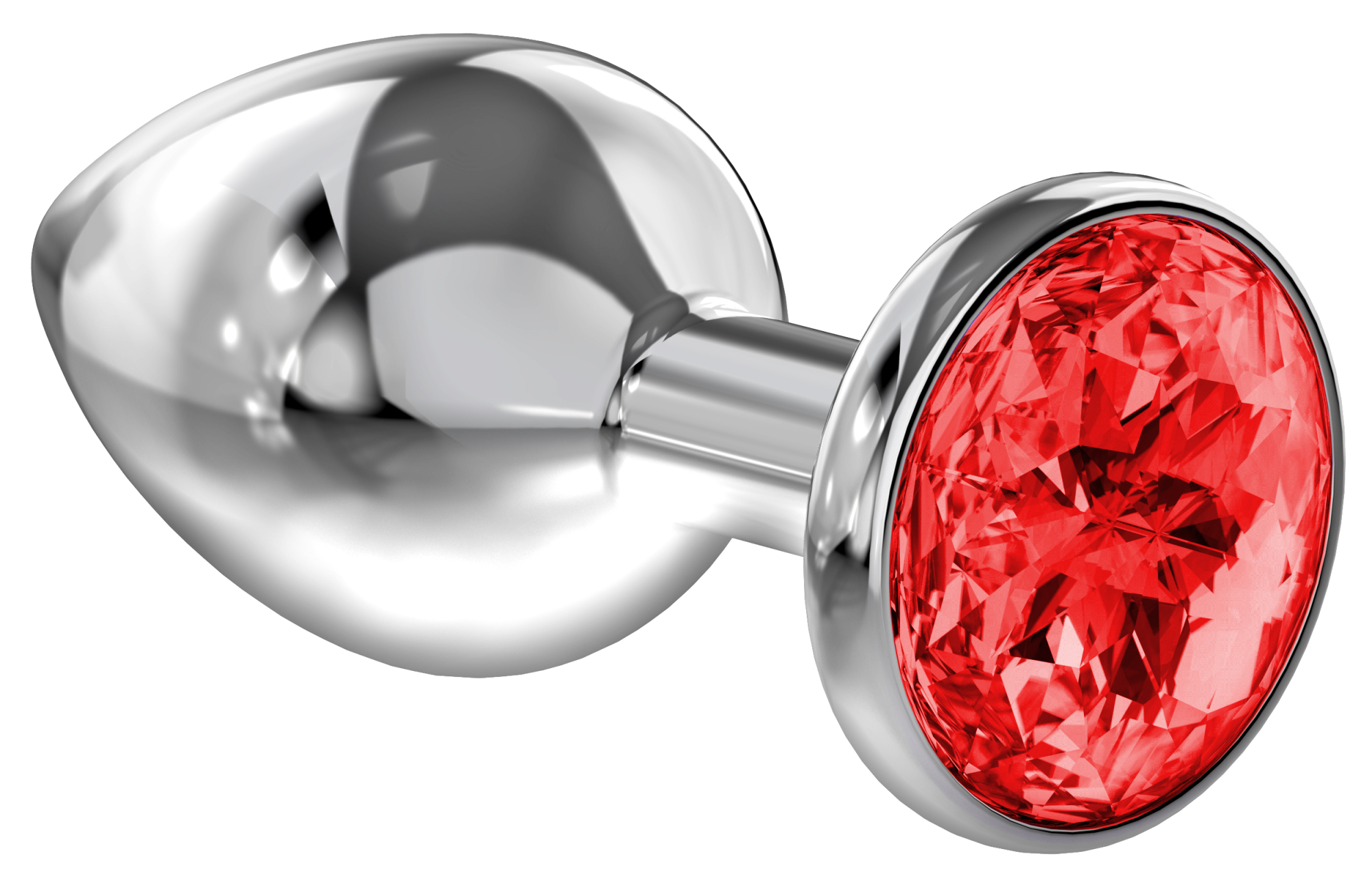 Анальная пробка Diamond Red Sparkle Large 4010-06Lola