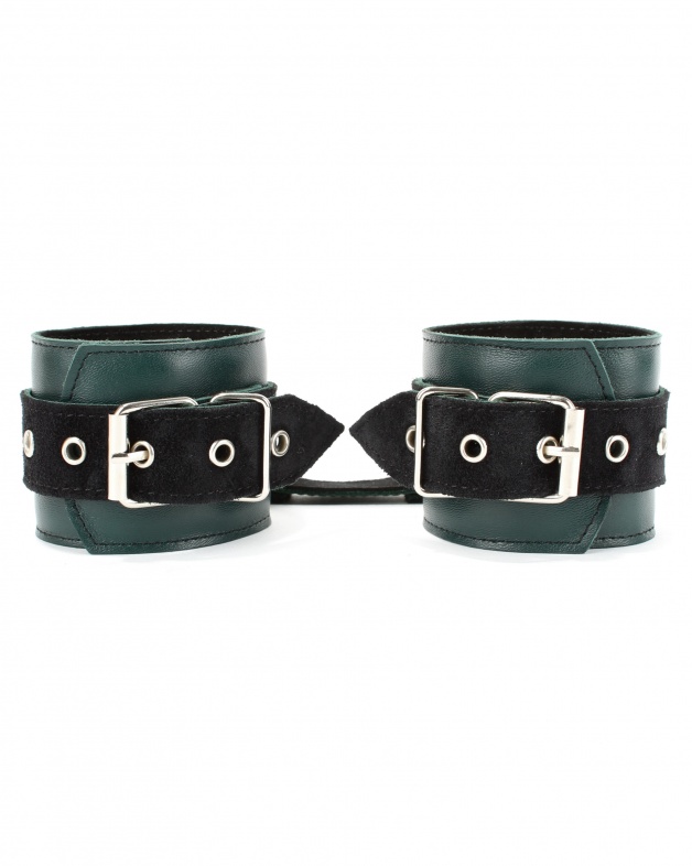 оковы на ноги  lady's arsenal изумруд из кожи и замши 67025ars в Воронеже