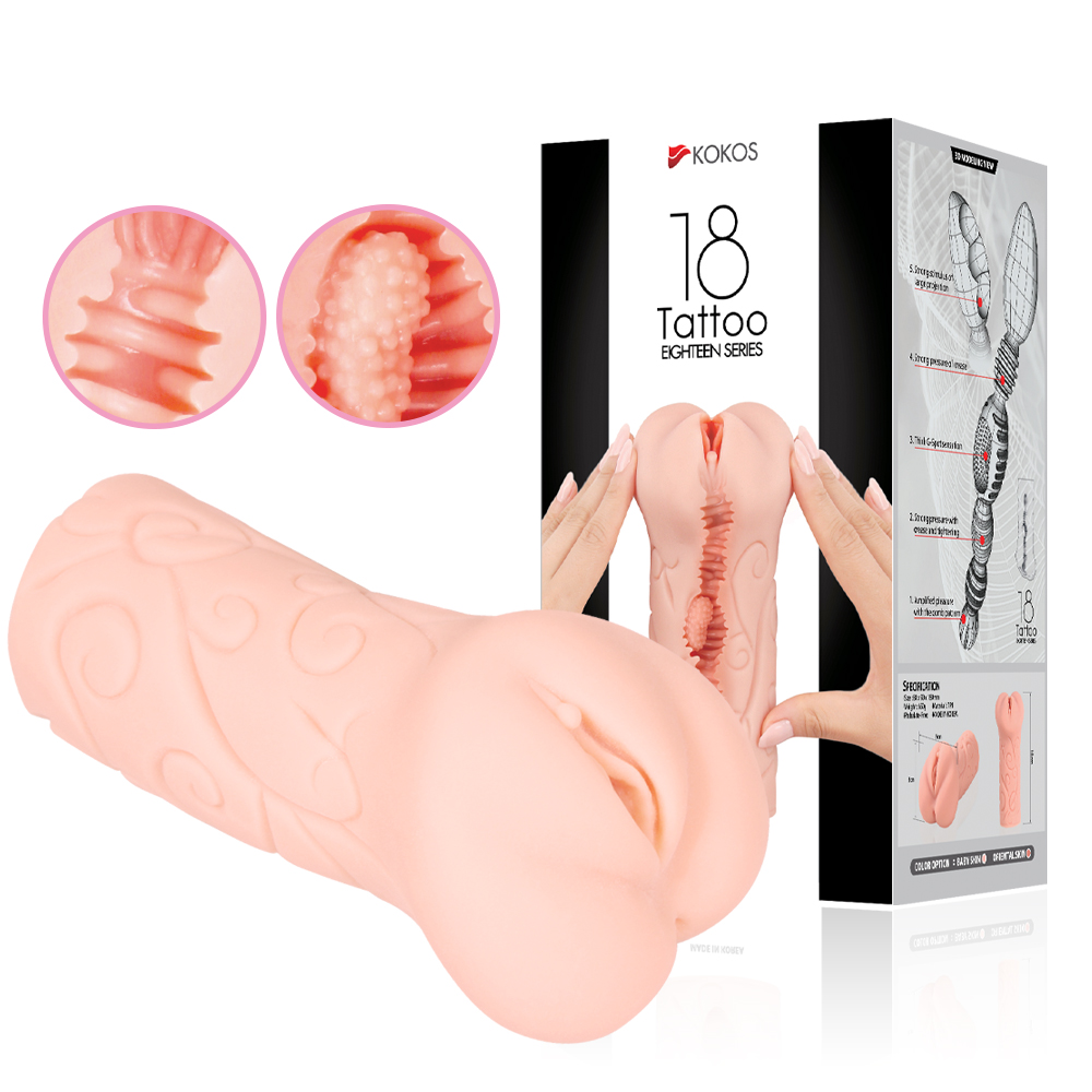 мастурбатор tattoo eighteen series телесный kokos m03-001-06 в Воронеже