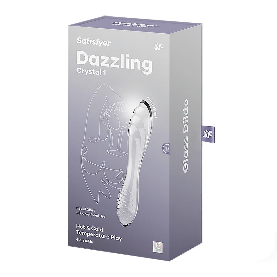 Фаллоимитатор Satisfyer Dazzling Crystal 1 transparent 045658SA
