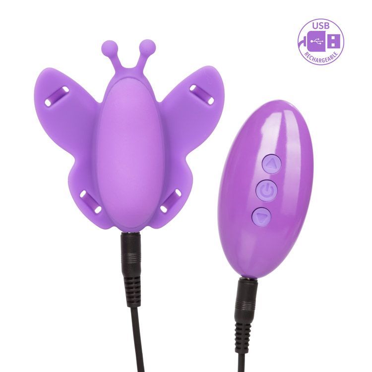 вибробабочка california exotic novelties remote venus butterfly, фиолетовая в Воронеже
