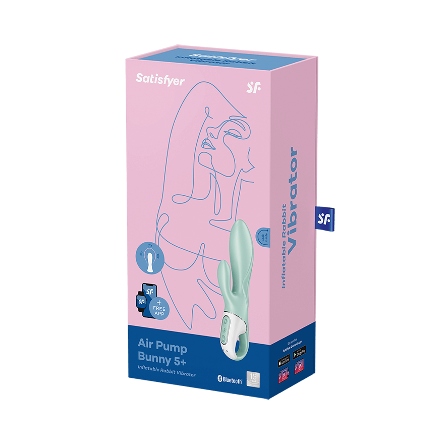 вибратор с функцией расширения satisfyer air pump bunny 5+ mint 038537sa в Воронеже