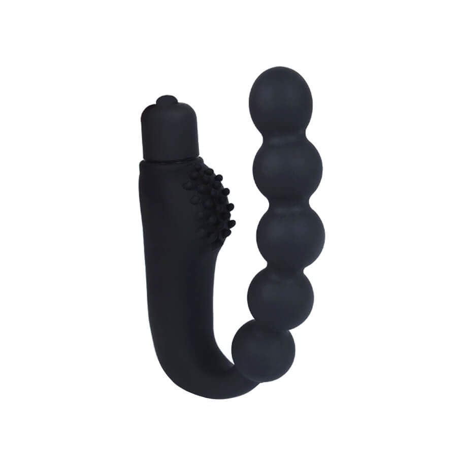 Стимулятор простаты Lovetoy Silicone Power Beads, с вибрацией