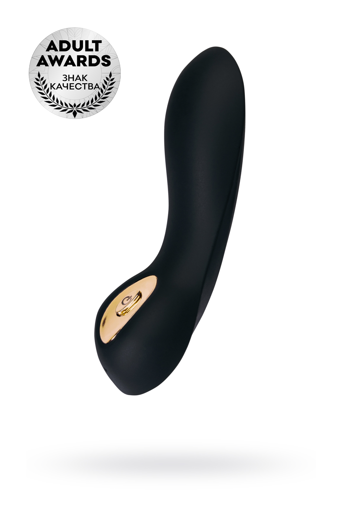 стимулятор точки g waname d-splash cascade, силикон, черный, 15 см в Воронеже