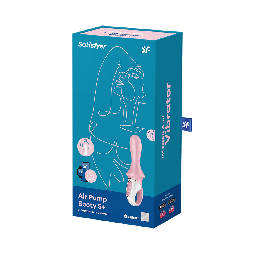 анальный вибратор satisfyer air pump booty 5+ red 038551sa в Воронеже