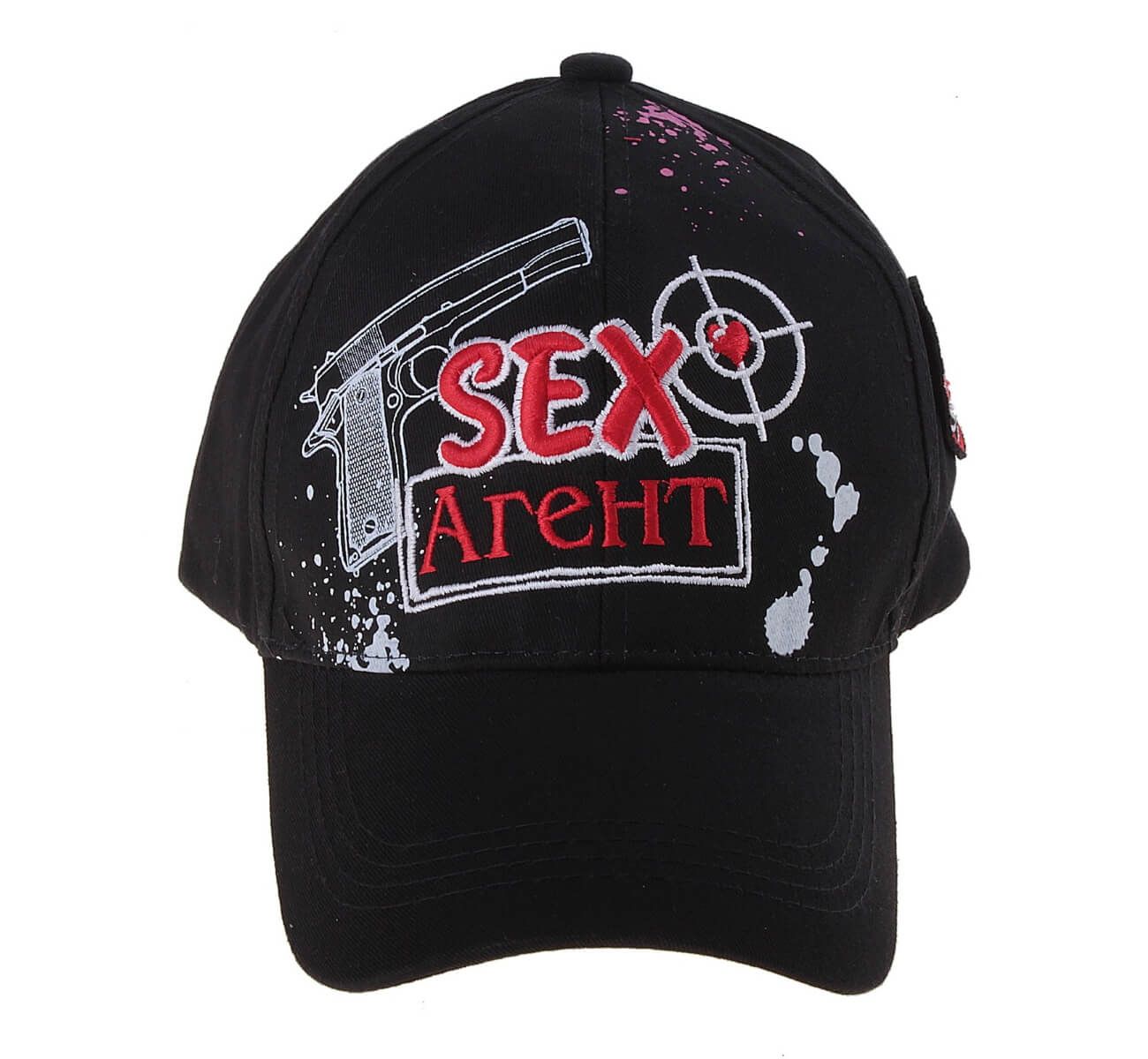 кепка сима ленд sex агент, черная в Воронеже