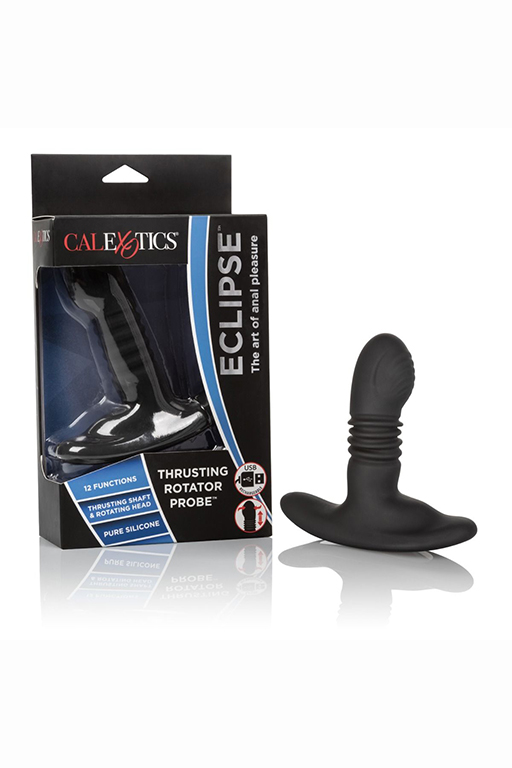 Перезарежаемый массажер простаты Thrusting Rotator Probe с функцией «поступательное движение»