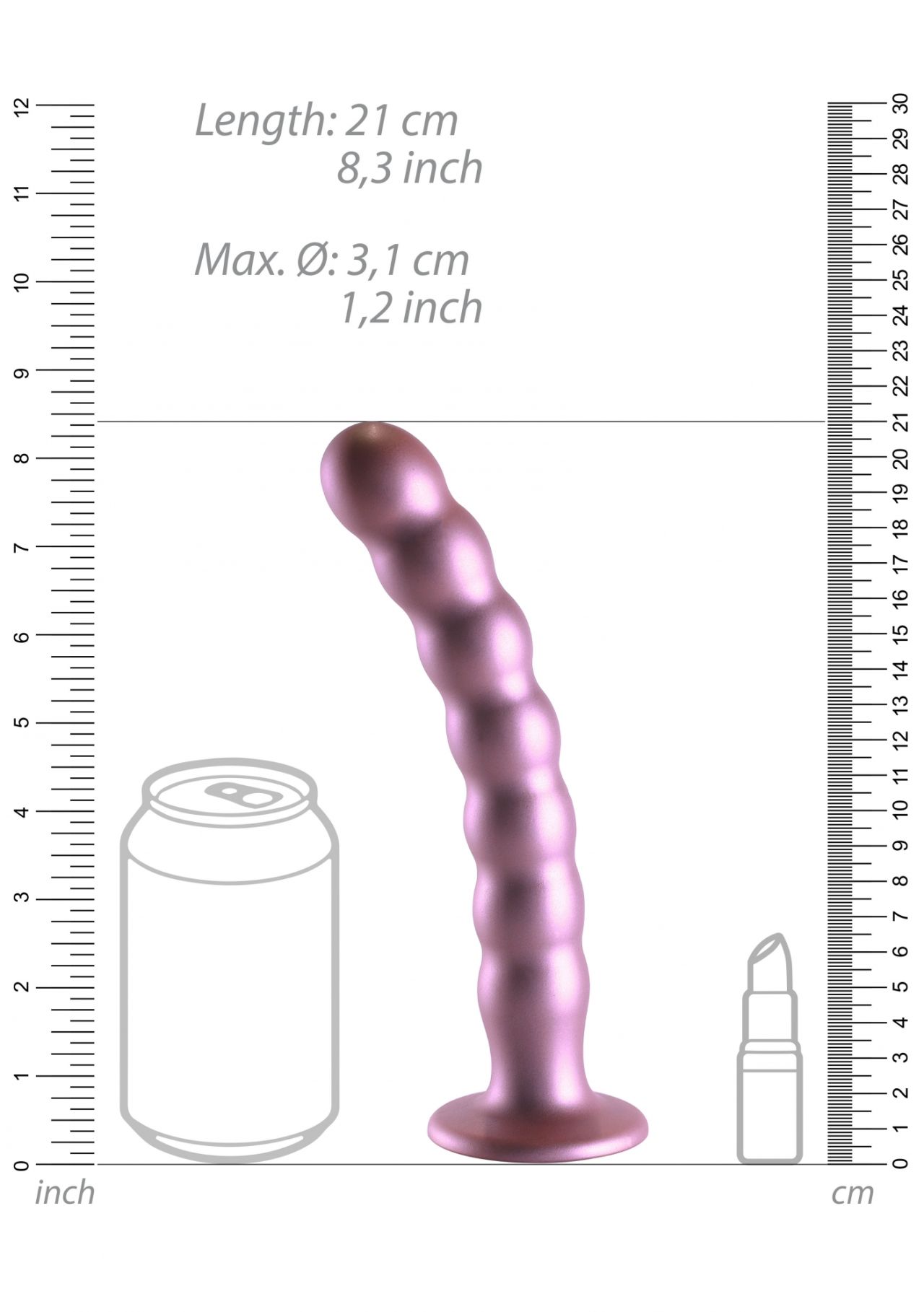 фаллоимитатор beaded g-spot - 20,5 см в Воронеже