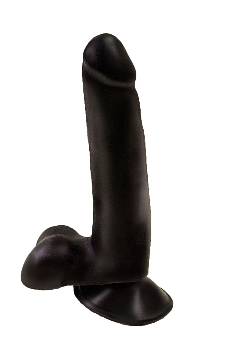 Фаллоимитатор на присоске черный 402000ru
