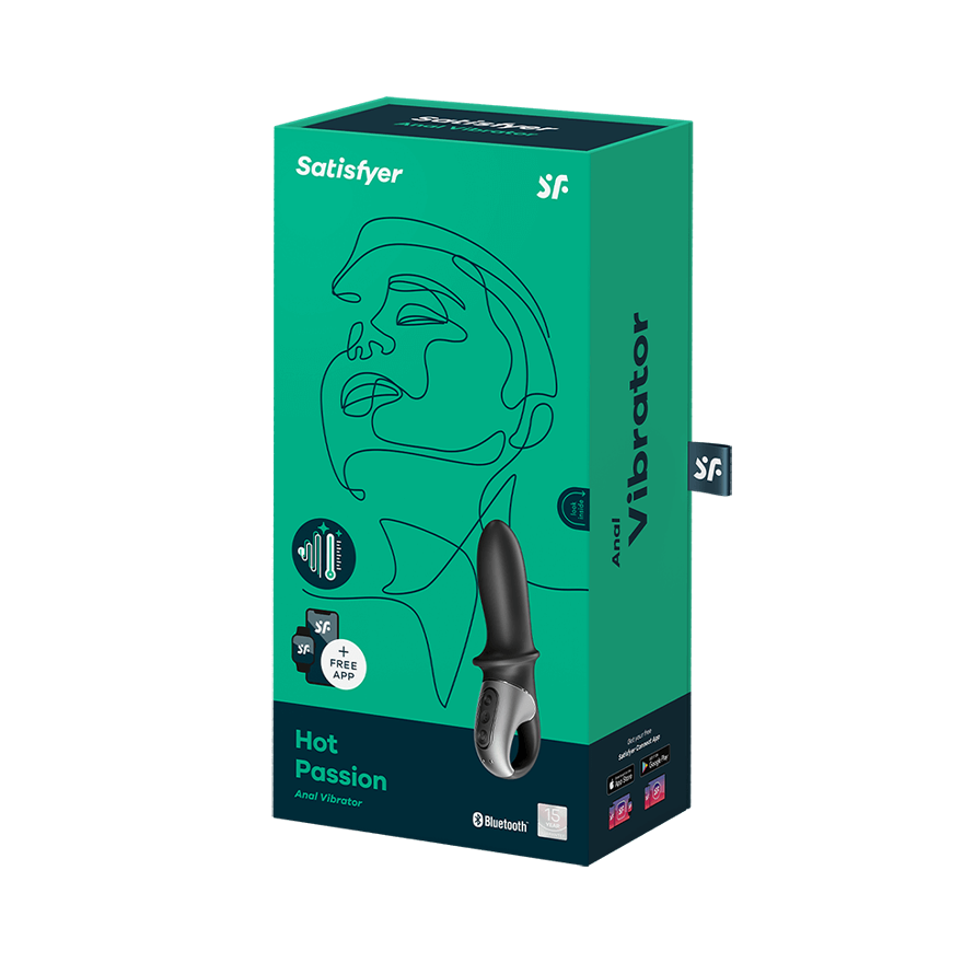 Анальный Вибратор с Функцией Нагрева Hot Passion 001647SA