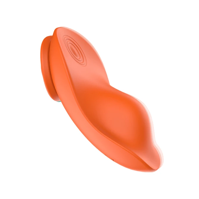 вибротрусики aibu с креплением к белью с пультом ду, оранжевые в Воронеже