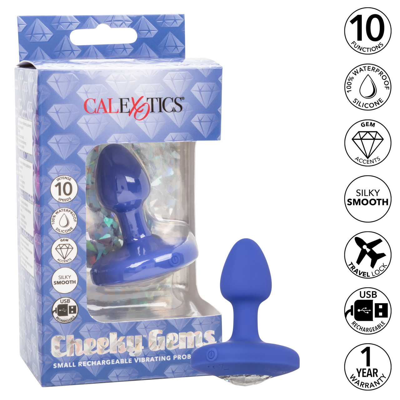 перезаряжаемая анальная вибропробка cheeky gems small rechargeable vibrating probe в Воронеже