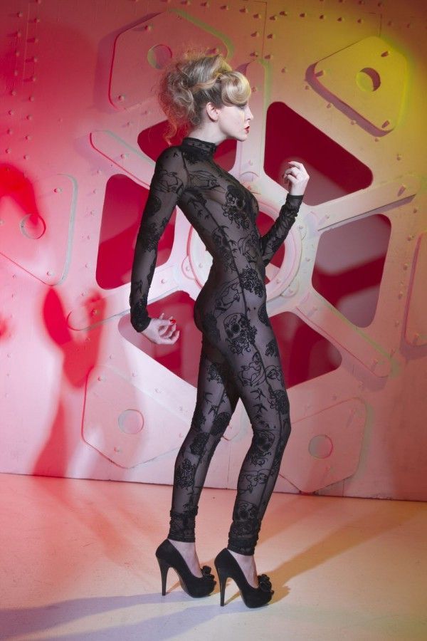 Эротическое комбинезон catanzaro beverly tattoo черный, m в Воронеже