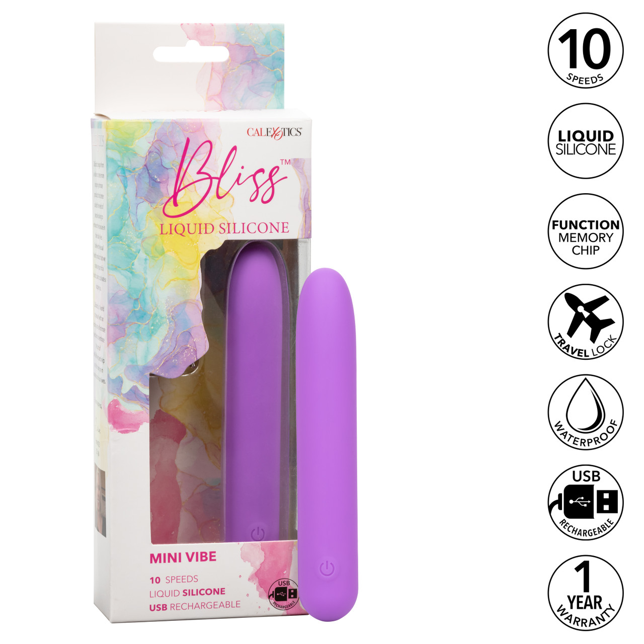 мини вибромассажер bliss liquid silicone mini vibe в Воронеже