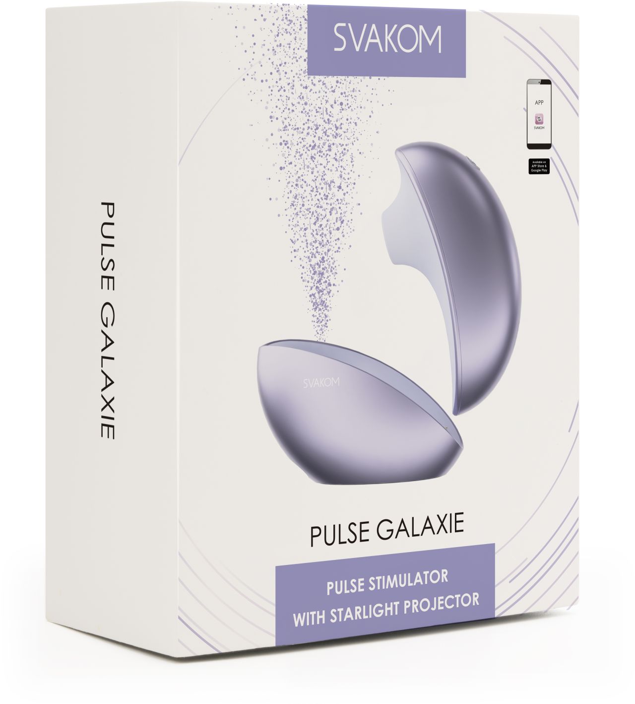 вакуумно-волновой стимулятор pulse galaxie metallic lilac  с проекцией звёздного неба в Воронеже