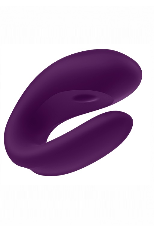 парный вибратор satisfyer double joy с возможностью управления через приложение (фиолетовый) в Воронеже