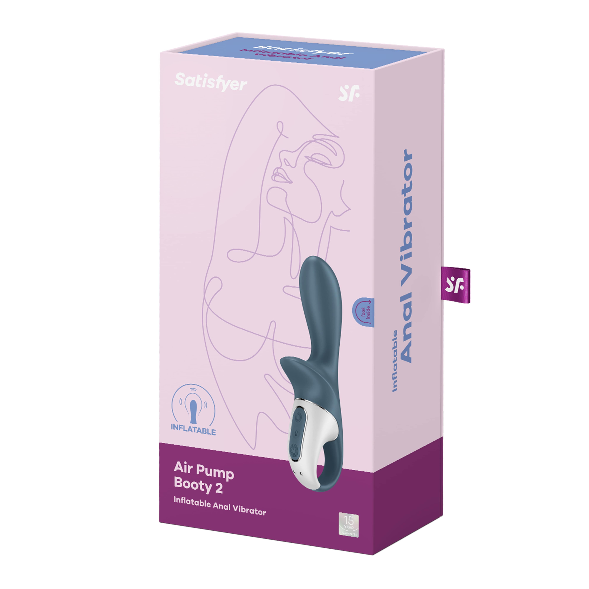 Вибромассажер Air Pump Booty 2 (grey)