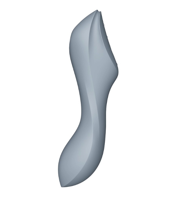 двухсторонний стимулятор с вибрацией и вакуумно-волновым эффектом curvy trinity 3 (bluegrey) (eu+wor в Воронеже