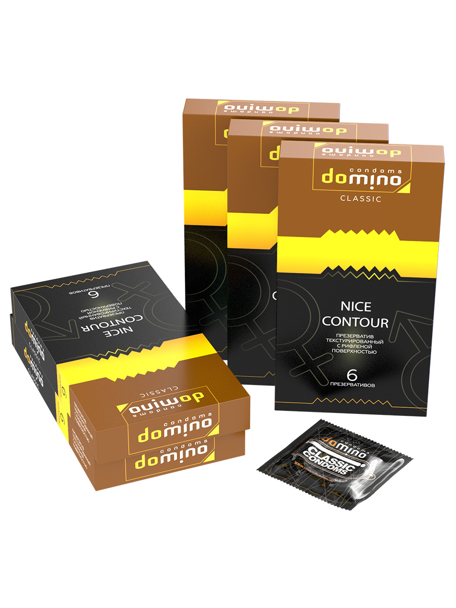 презервативы domino, classic, nice contour, 6 шт в Воронеже