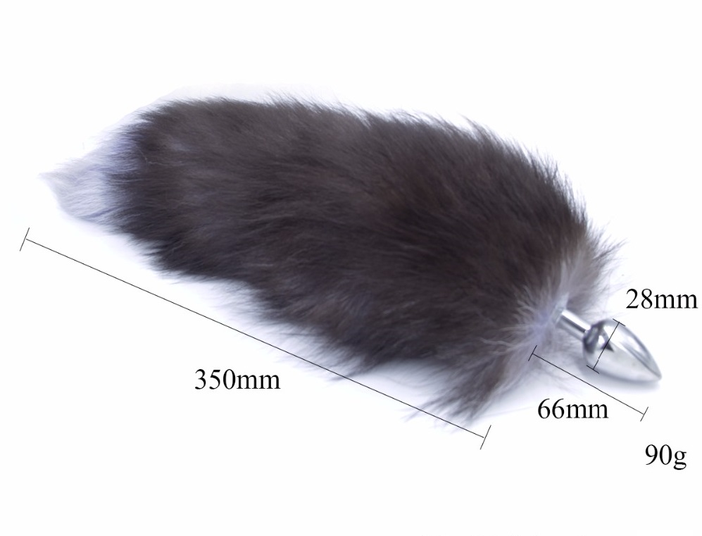 анальная пробка металлическая с хвостом королевская лиса 47077-mm в Воронеже