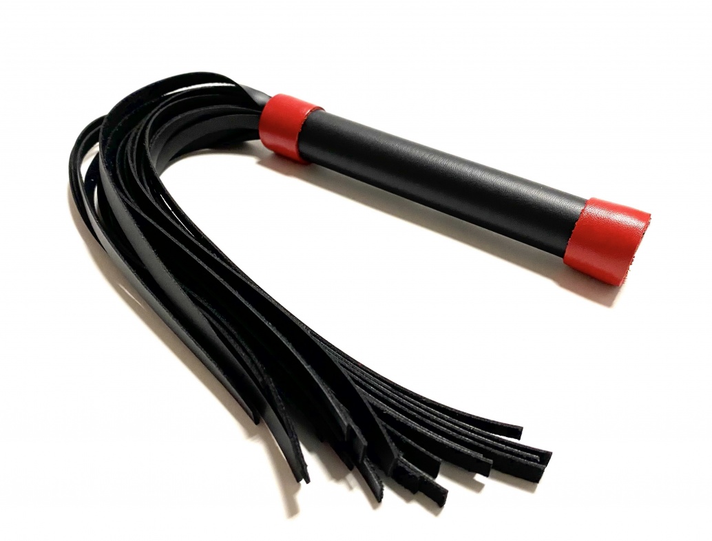 плеть из эко-кожи чёрно-красная 50013ars в Воронеже