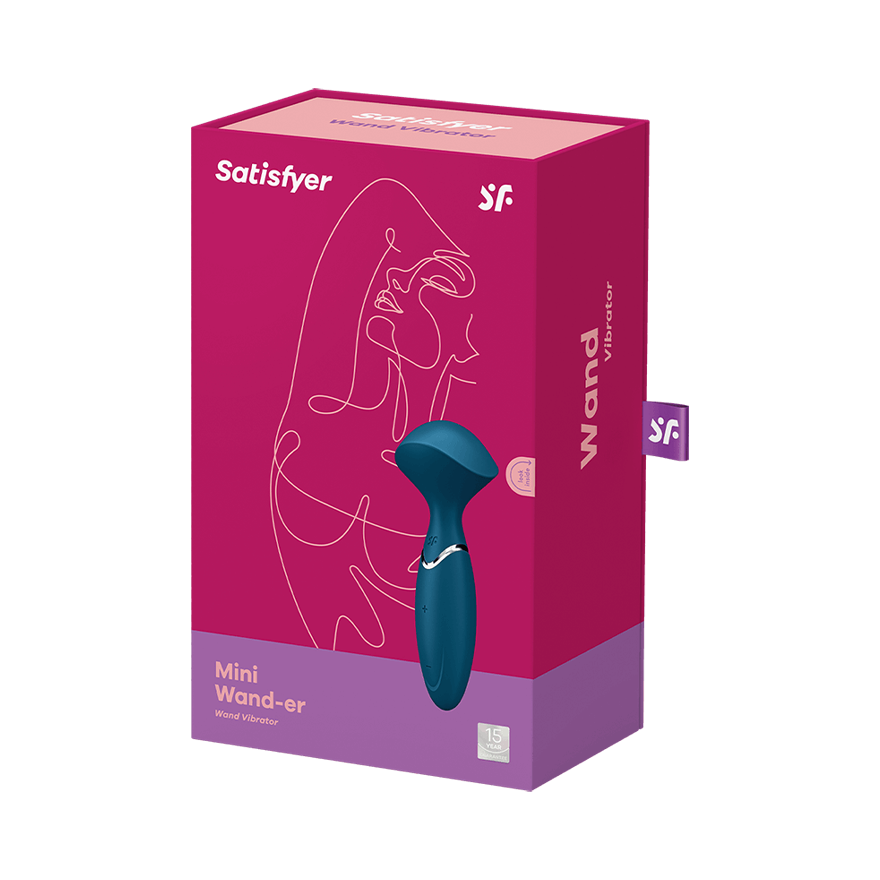 клиторальный вибромассажёр satisfyer mini wand-er blue в Воронеже