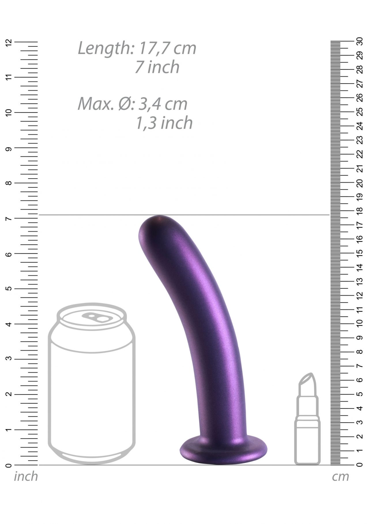анальная пробка smooth g-spot - 17 см в Воронеже