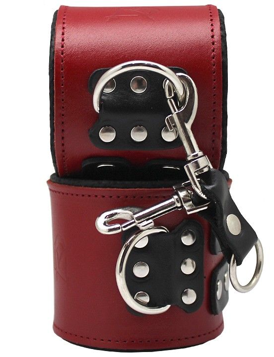 Наручники декоративные Подиум широкие, с карабином