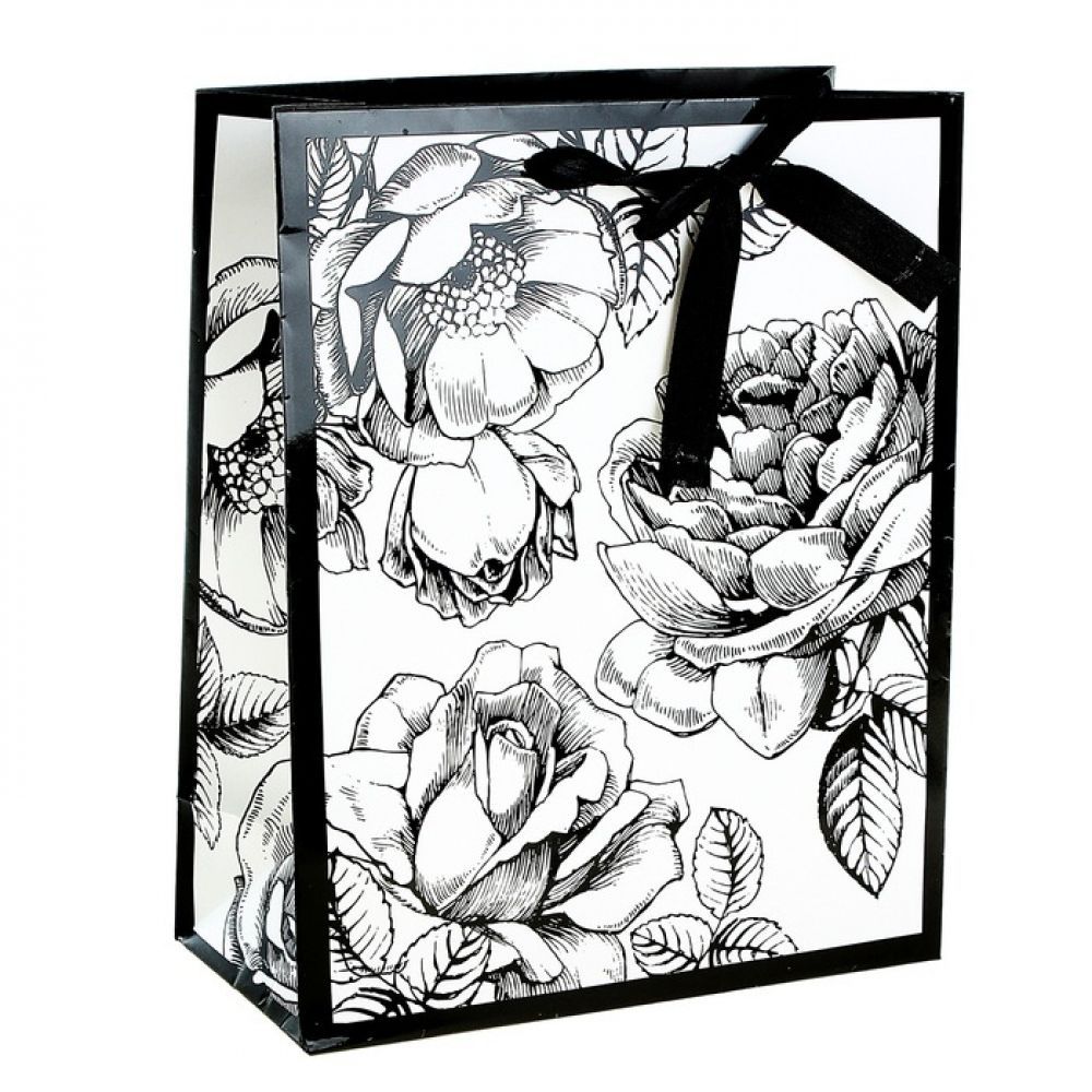 Пакет подарочный Сима Ленд Розы