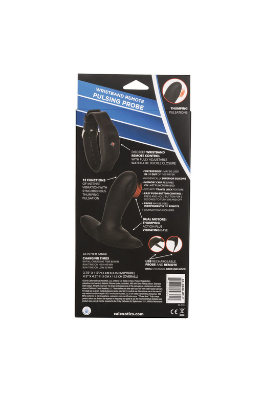 анальный стимулятор pulsing probe с функией "пульсирующее воздействие" и управлением с браслета в Воронеже