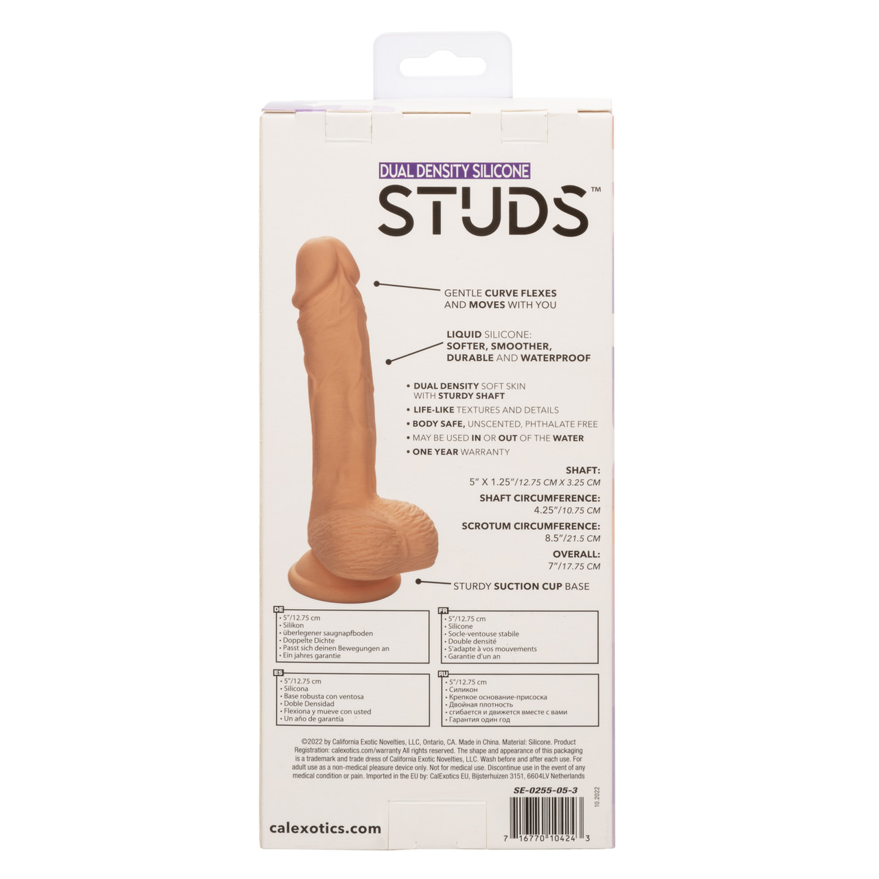 фалоимитатор dual density silicone studs (12,75 х 3,25 см.) в Воронеже
