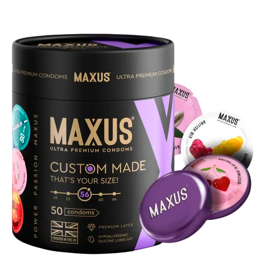 MAXUS Презервативы Custom Made 56 гладкие X-Edition, 50 шт.