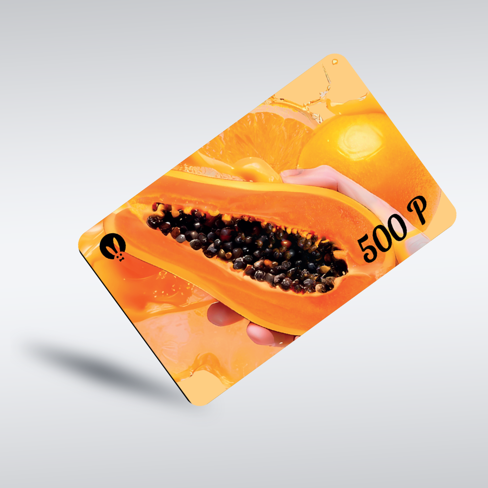 Карта подарочная 500 рублей