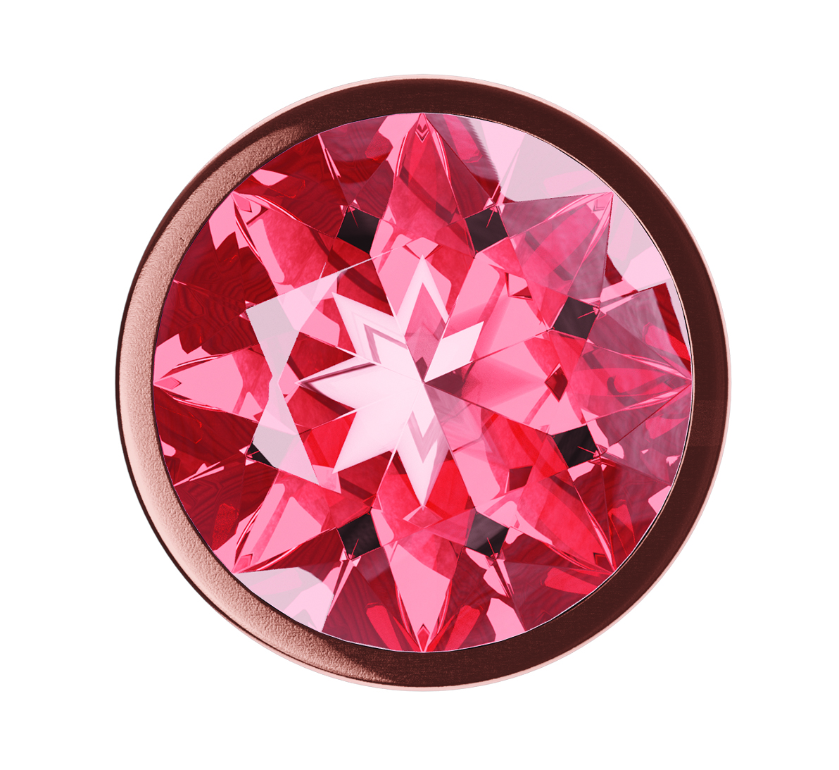 анальная пробка diamond ruby shine l розовое золото 4024-02lola в Воронеже